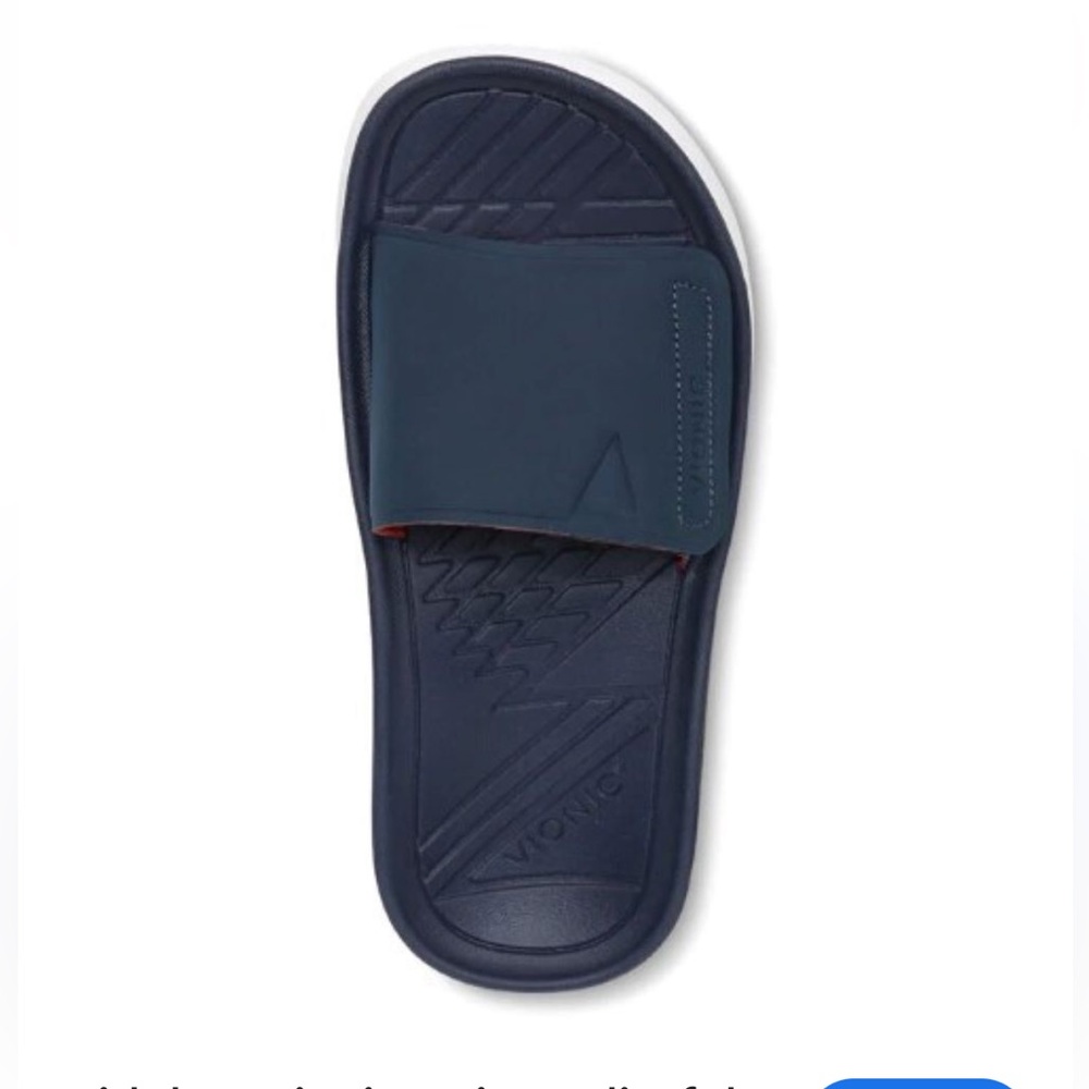 Vionic Men's Dark Blue Slide Sandals